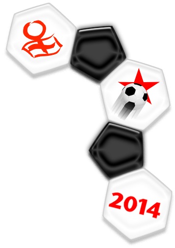 decoration coin superieur droit logos Pro-Foot, England tour 2014