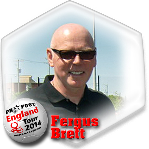 Fergus Brett, soccer Pro-Foot, England tour 2014