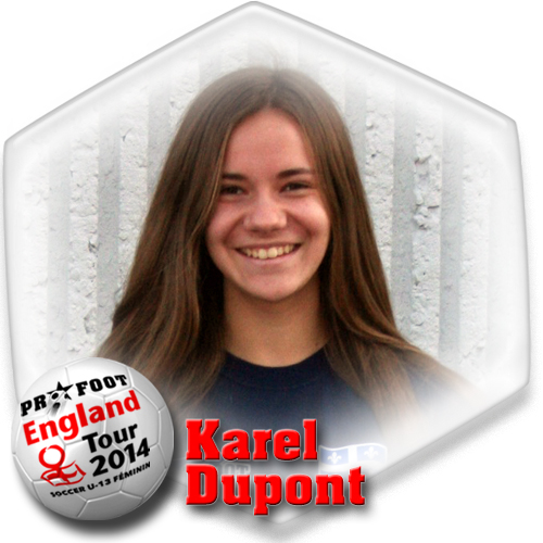 Karel Dupont, soccer Pro-Foot, England tour 2014