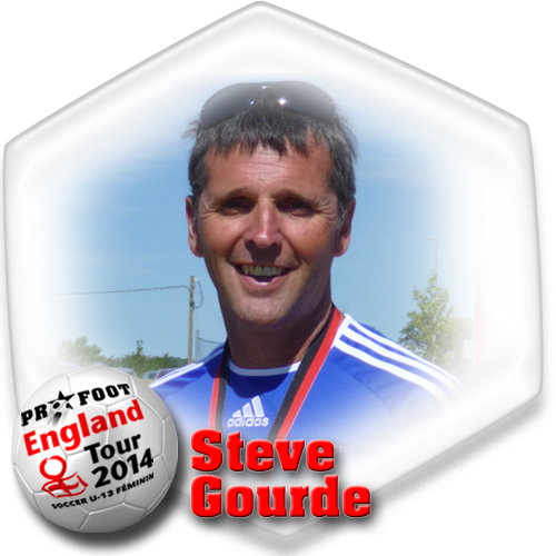 Steve Gourde, soccer Pro-Foot, England tour 2014